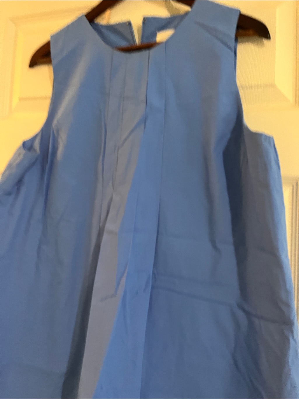 Anthropologie Sleeveless Light Blue A-Line Dress